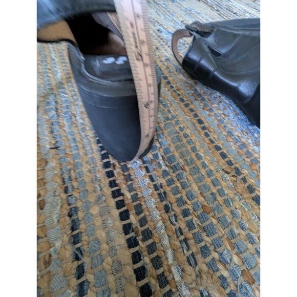 True Vintage 90s Y2K Platform Mules Slingback Mary Jane's Clogs Leather 7.5 - Picture 10 of 16